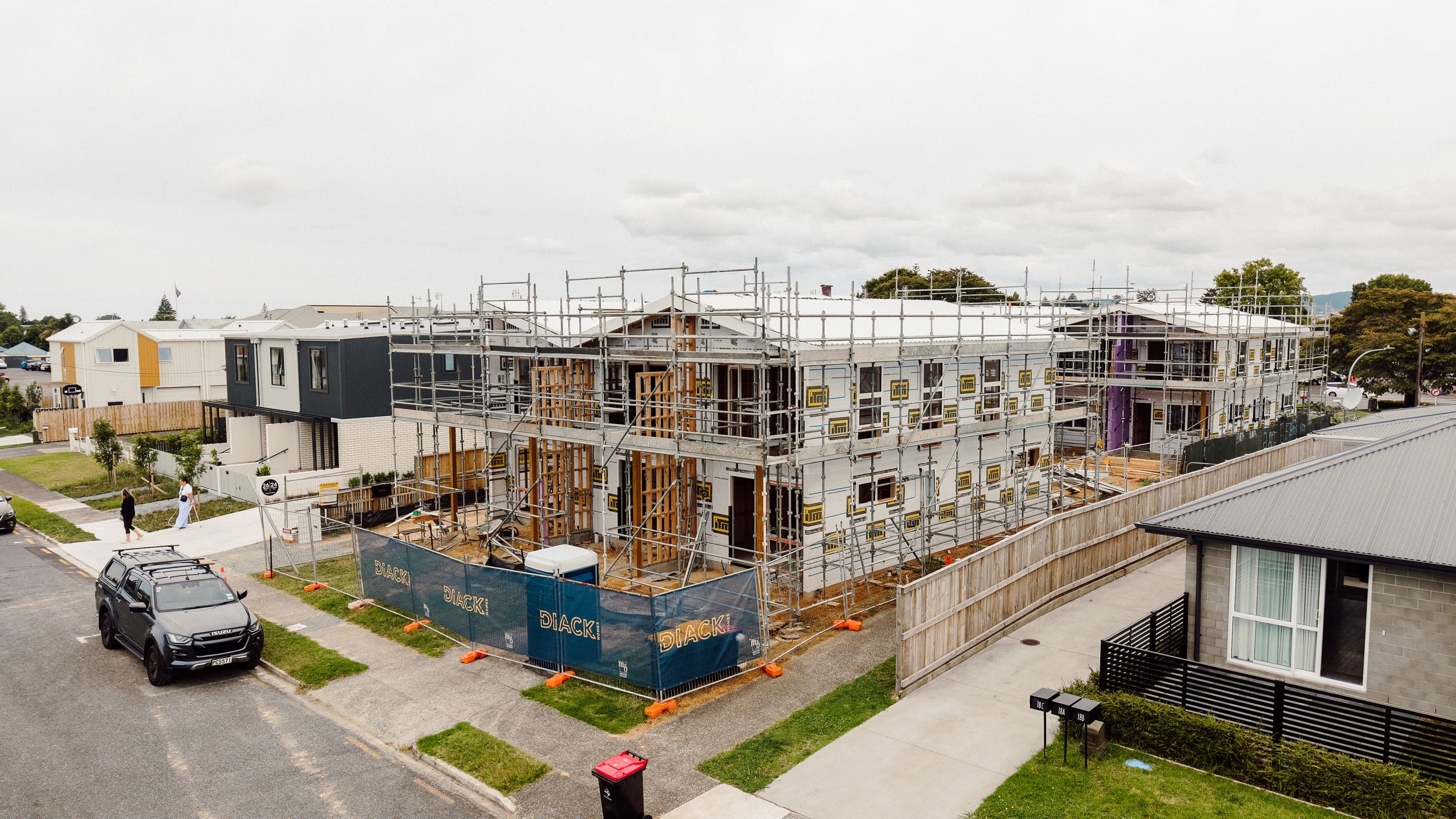 Diack Homes site signage